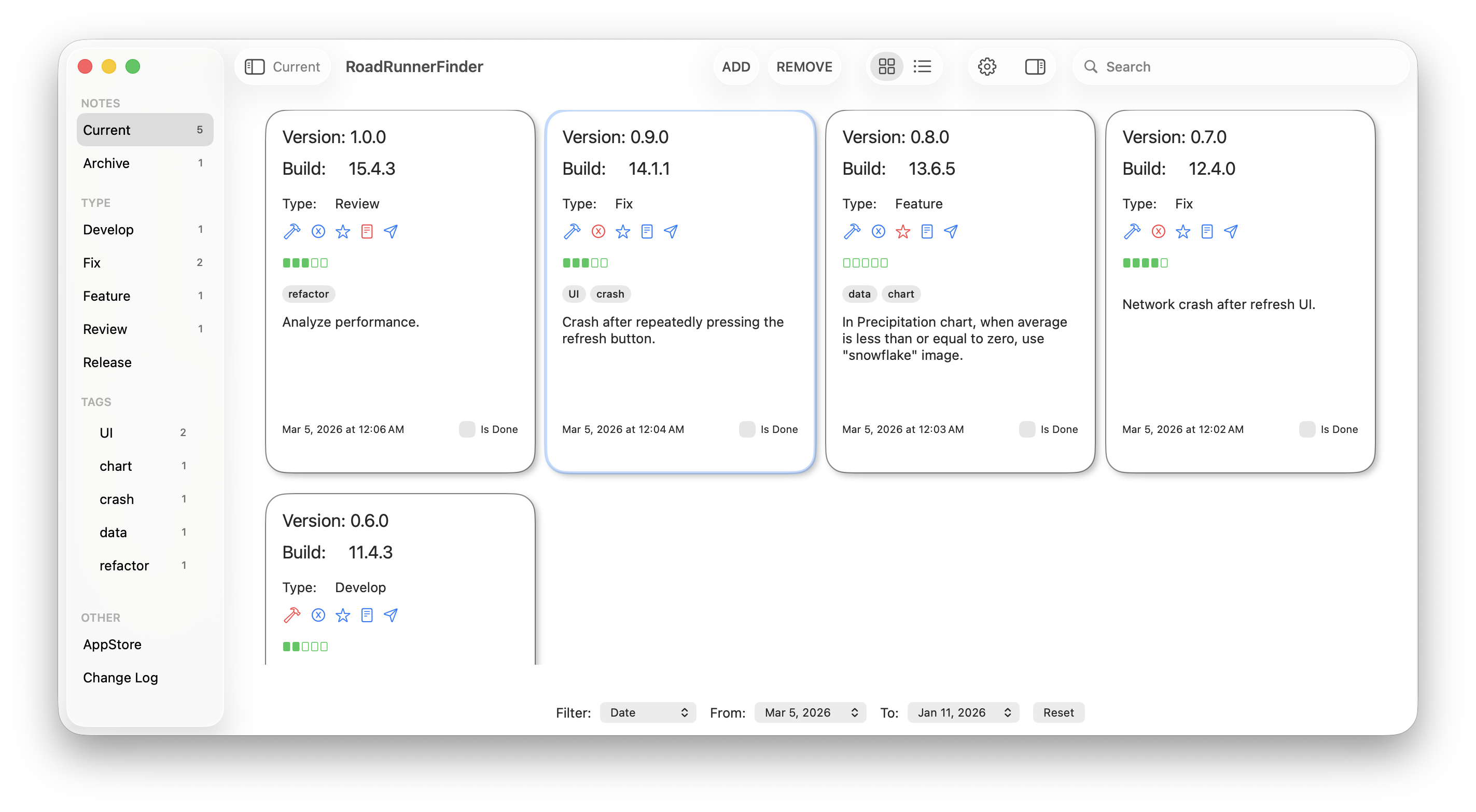 Current Grid View